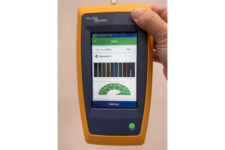 フルークネットワークス社のイーサネットテスター